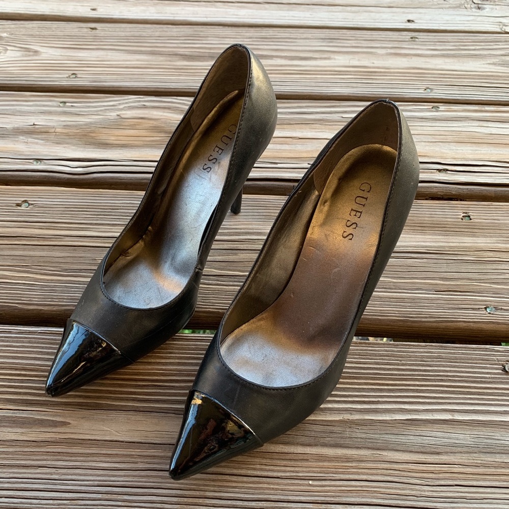 4 for $20 Guess office stilettos Heels Black